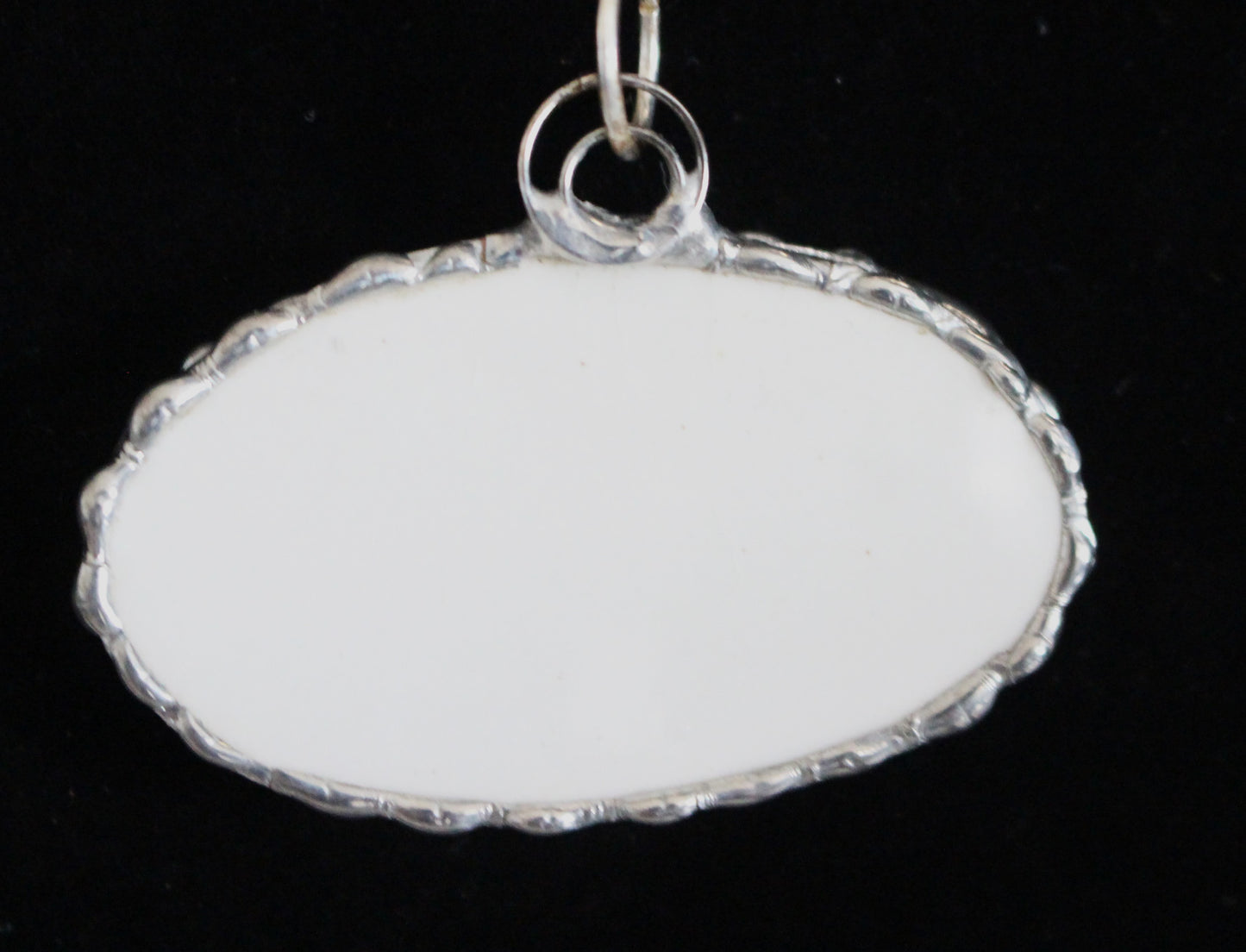 Bright Floral Oval Pendant