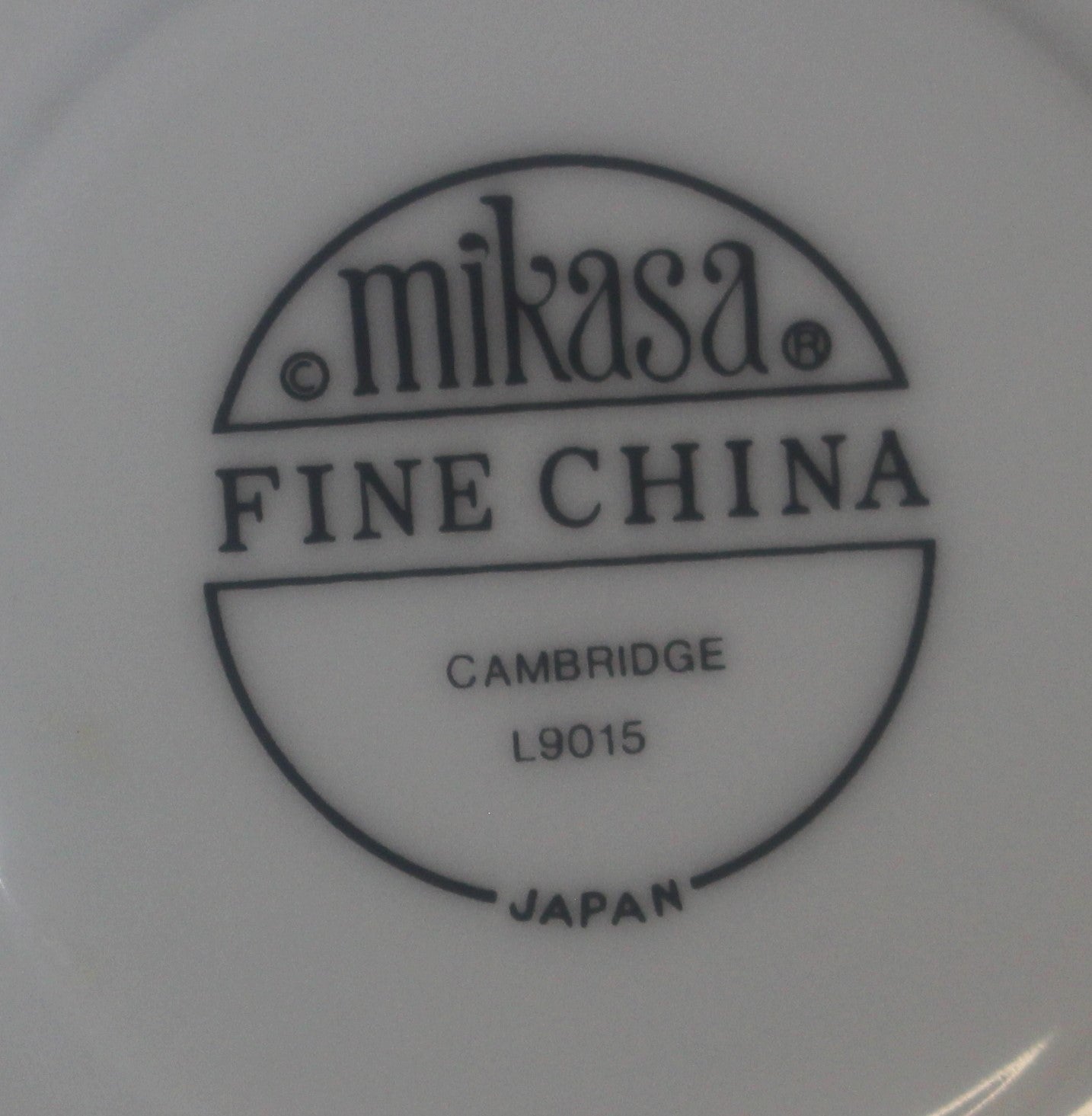 Mikasa Fine China Japan Cambridge L9015 1980-1984