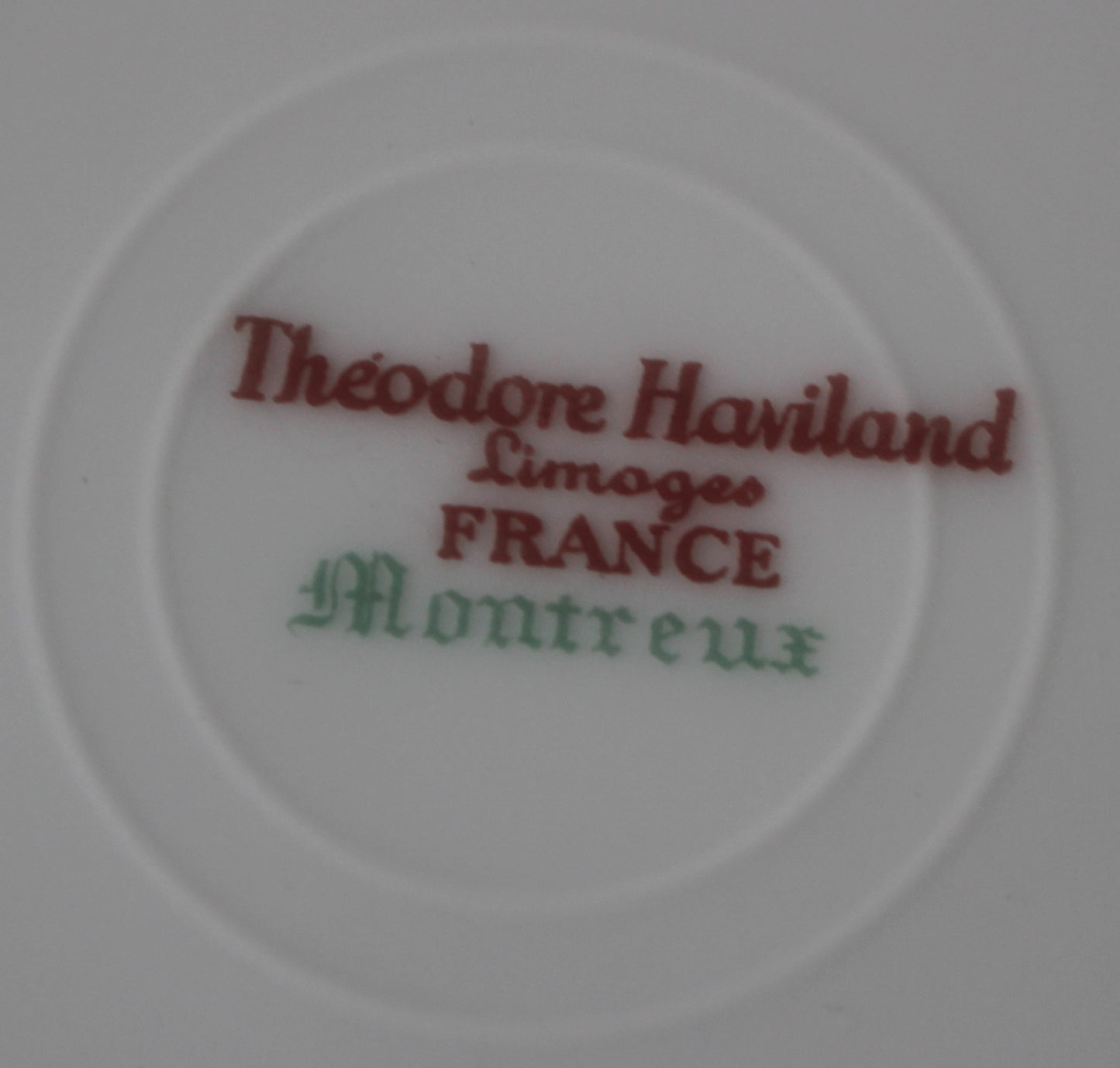 Theodore Haviland Limoges Plate France Montreux Pre 1921