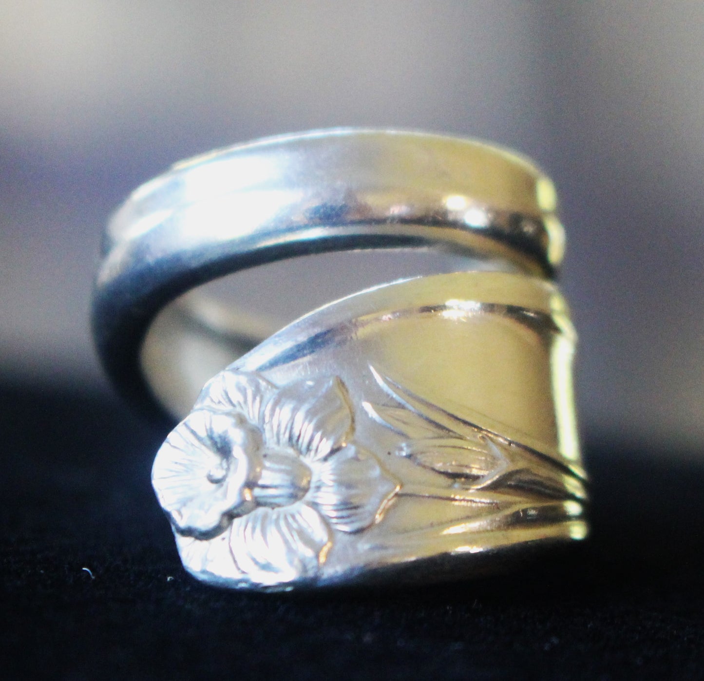 Silver Plate Silverware Ring