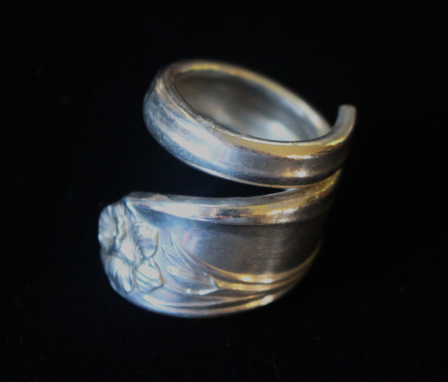 Silver Plate Silverware Ring