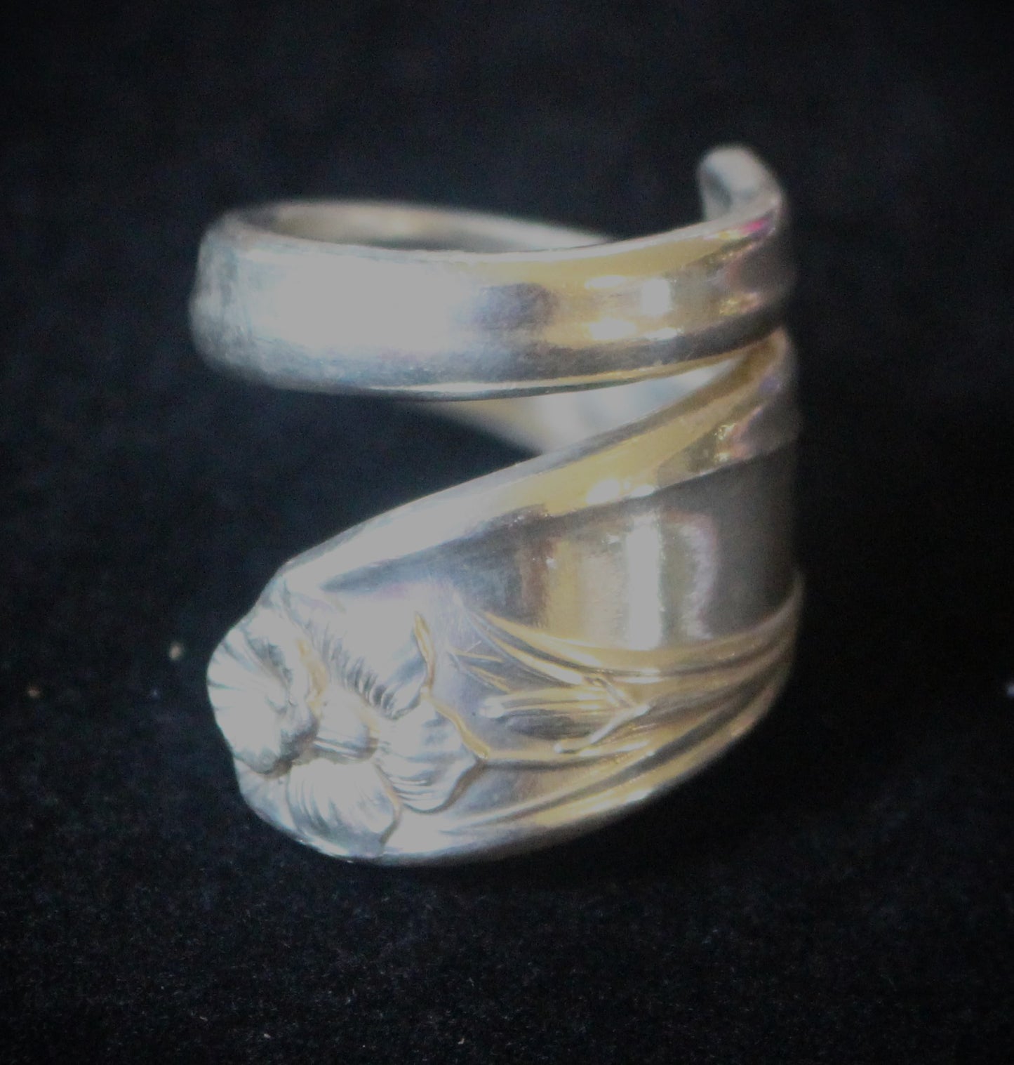 Silver Plate Silverware Ring