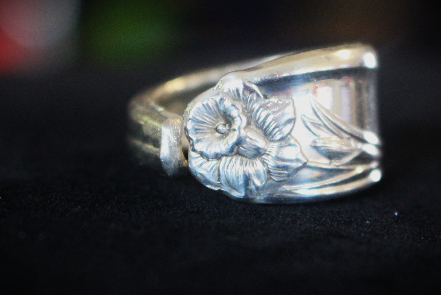 Silver Plate Silverware Ring